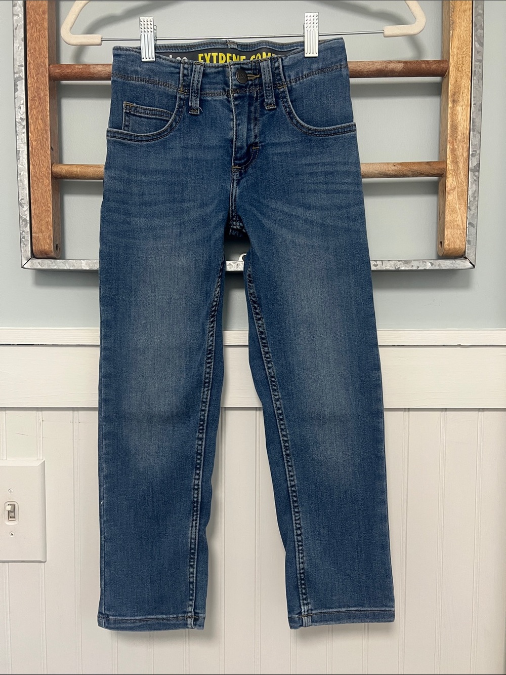 Boys Lee performance series extreme Comfort jeans, size 8S slim stretchy denim